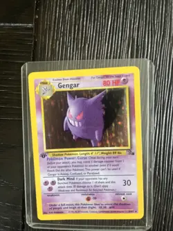 Vintage Pokemon Card 1999 Gengar First Edition Holo Rare 5/62 - Image 2
