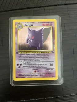 Vintage Pokemon Card 1999 Gengar First Edition Holo Rare 5/62 - Image 4