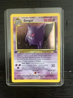 Vintage Pokemon Card 1999 Gengar First Edition Holo Rare 5/62 - Image 5