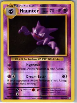 Haunter 48/108 Reverse Holo XY - Evolutions - Pokemon Card - NM - Image 1