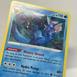 Vaporeon Promo SWSH: Sword & Shield Promo Cards SWSH072 LP-NM - Image 2