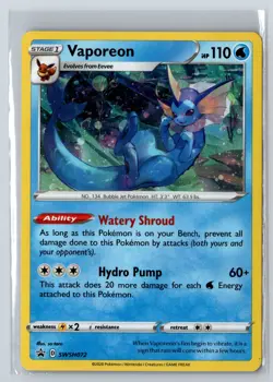 Vaporeon Holofoil SWSH: Sword & Shield Promo Cards SWSH072 NM - Image 1