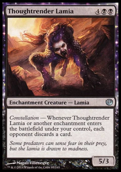 MTG Magic the Gathering Thoughtrender Lamia (85/171) Journey into Nyx LP - Image 1