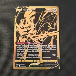 Pokemon TCG Zacian V SWSH076 Sword & Shield Promo Full Art Foil Holo Card - Image 1