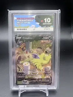 Pokemon TCG - S&S - Battle Styles - Tyranitar V - 155/163 - Special Art - Ace 10 - Image 1