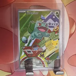 Pokemon Bulbasaur First Partner Illustration Rare Promo card - Image 1