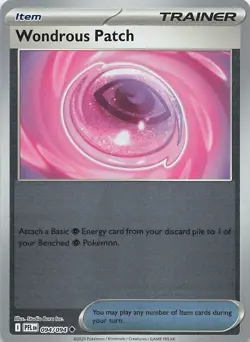 Wondrous Patch 094/094 Uncommon Phantasmal Flames Pokemon Near Mint - Image 1