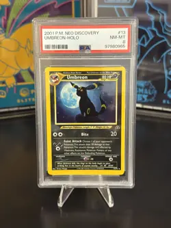 PSA 8 Umbreon Neo Discovery 13/75 Pokemon Card - NM-MT WOTC - Image 1