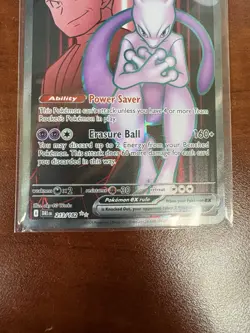 Pokemon TCG Team Rockets Mewtwo EX 213/182 Full Art Destined Rivals - Image 2