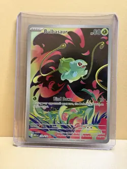 Pokemon TCG Bulbasaur Illustration Rare Mega Evolution 133/132 - Image 1
