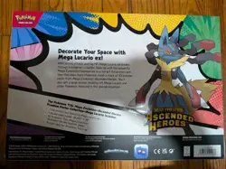 Pokemon Ascended Heroes Premium Poster Collection Mega Lucario + Mega Gardevoir - Image 2