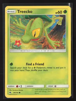Treecko 20/214 Common Lost Thunder Pokemon Moderately Played - Image 1