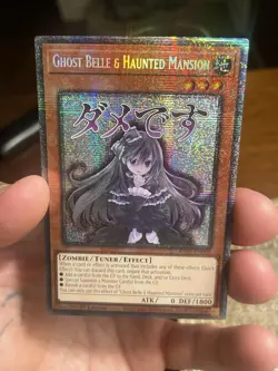 YuGiOh Konami Ghost Belle & Haunted Mansion 1st Edition RA05-EN092 Starlight - Image 3