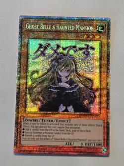 Ghost Belle & Haunted Mansion RA05-EN092 Starlight Rare Stamped Yugioh Alt Art - Image 1