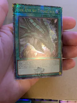 MISPRINT ERROR The Eye of Timaeus Yugioh RA04-EN192 QCR NM - Image 1