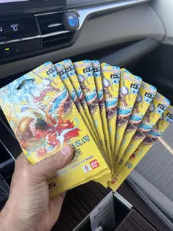 One Piece TCG OP15-EB04 Adventure on Kami's Island - Booster Packs (Lot Of 10) - Image 1