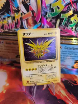 Pokemon Karte Card Zapdos Mysterious Of Fossil 1997 Holo Wotc japanese Exc - Image 1
