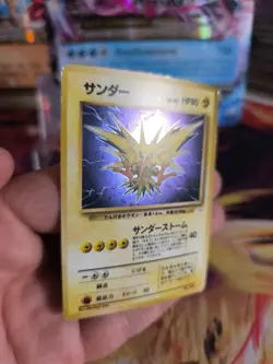 Pokemon Karte Card Zapdos Mysterious Of Fossil 1997 Holo Wotc japanese Exc - Image 2