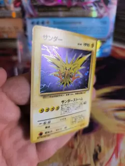 Pokemon Karte Card Zapdos Mysterious Of Fossil 1997 Holo Wotc japanese Exc - Image 3