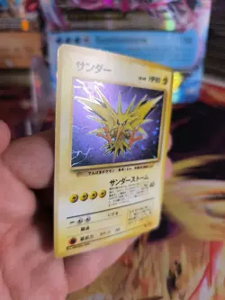 Pokemon Karte Card Zapdos Mysterious Of Fossil 1997 Holo Wotc japanese Exc - Image 4
