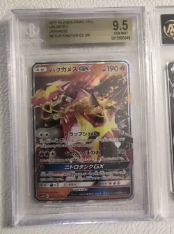 Pokemon TCG Graded Card Lot Turtonator & Zoroark Japanese Holo (2) - Image 2