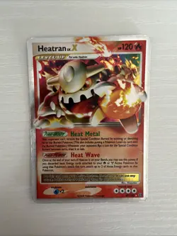 Pokemon TCG Heatran LV.X Holo Ultra Rare Card 97/100 Diamond & Pearl Stormfront - Image 1