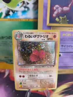 Pokemon Karte Card DARK Dugtrio Team Rocket Gang Digdri Holo Wotc japanese Exc - Image 1