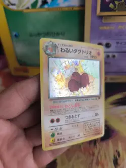 Pokemon Karte Card DARK Dugtrio Team Rocket Gang Digdri Holo Wotc japanese Exc - Image 4