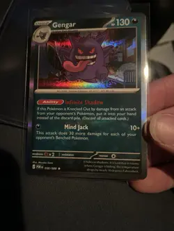 Pokemon Gengar 050/088 Holo Rare Perfect Order Holo Pokemon Card NM - Image 1