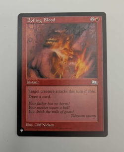 Boiling Blood, MTG Weatherlight 1997 Common Red Instant NM MTG - Image 1
