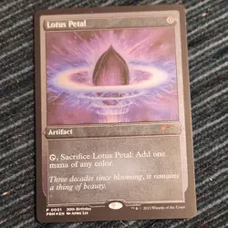 Wizards of the Coast Lotus Petal 30th Birthday Artifact Promo English - Image 1