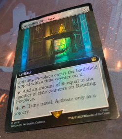 Rotating Fireplace (Extended Art FOIL) Doctor Who - Rare - NM/LP (see pics) MTG - Image 3