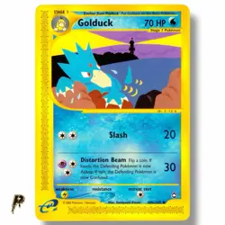 Golduck 50b/147 - 2002 Aquapolis e-Reader Uncommon Pokemon Card M/NM - Image 1