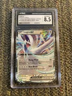 Pokemon Lugia GX 017/034 Trading Card Game Classic Holo CGC 8.5 Graded - Image 1