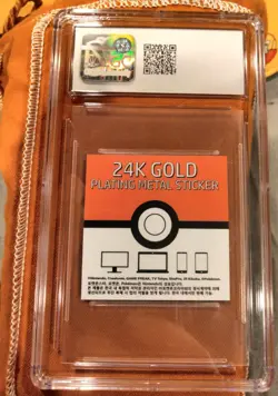 CGC 10 Zapdos 24K Gold Plating Sticker - Pokemon Candy Stickers (2023) Korean - Image 2