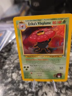 Pokemon TCG Erika's Vileplume 5/132 Gym Heroes Holo Rare LP - Image 4