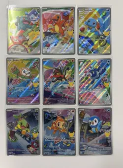 The Pokemon TCG First Partner Illustration Collection 2026 Promos Full Set - Image 1