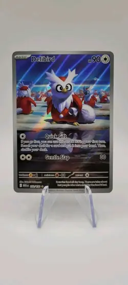Pokemon TCG: Delibird 152/132 Illustration Rare - Mega Evolution - NM - Image 1