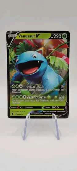 Pokemon TCG: Venusaur V 001/073 Ultra Rare - Champions Path - NM - Image 1