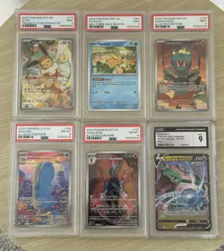 (6) Pokemon slabs lot-Evee Psyduck Marshadow Wailord Ceruledge Rayquaza-IR Promo - Image 1