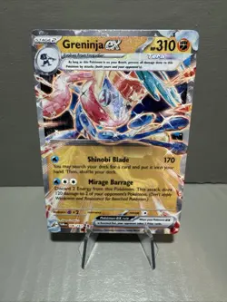 Pokemon Greninja ex Metal 106/167 Double Rare GameStop Box Promo NM - Image 1