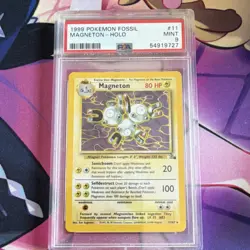 Pokemon Fossil Magneton Holo Rare 11/62 1999 PSA 9 Wizards of the Coast - Image 1