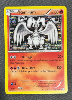 Pokemon Reshiram Holo B&W Legendary Treasures 28/113 - NM - Image 3