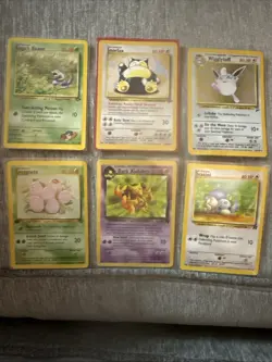 Vintage Pokemon Card Lot – Near Mint – Wigglytuff Holo + More - Image 1