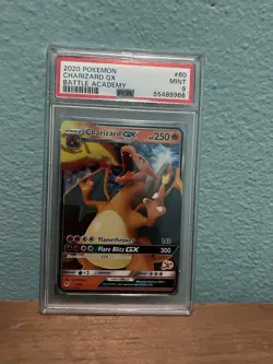 2020 Pokemon Battle Academy Charizard GX #60 PSA 9 - Image 1