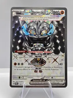 Cornerstone Mask Ogerpon ex 199/167 Ultra Rare Twilight Masquerade Pokemon NM - Image 1