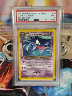 POKEMON 2002 1ST EDITION DARK HAUNTER NEO DESTINY PSA 9 - Image 3