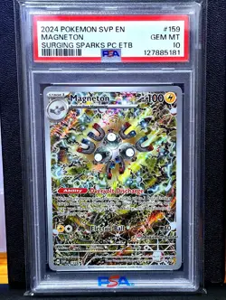 Magneton Surging Sparks Pokemon Center ETB Promo #159 PSA 10 GEM MINT - Image 1