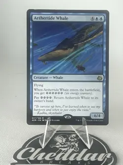 AETHERTIDE WHALE Magic the Gathering MTG Kaladesh KLD blue NM whale - Image 1