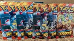 EIGHT (8) Pokemon Surging Sparks Booster Packs New & Sealed - Image 1